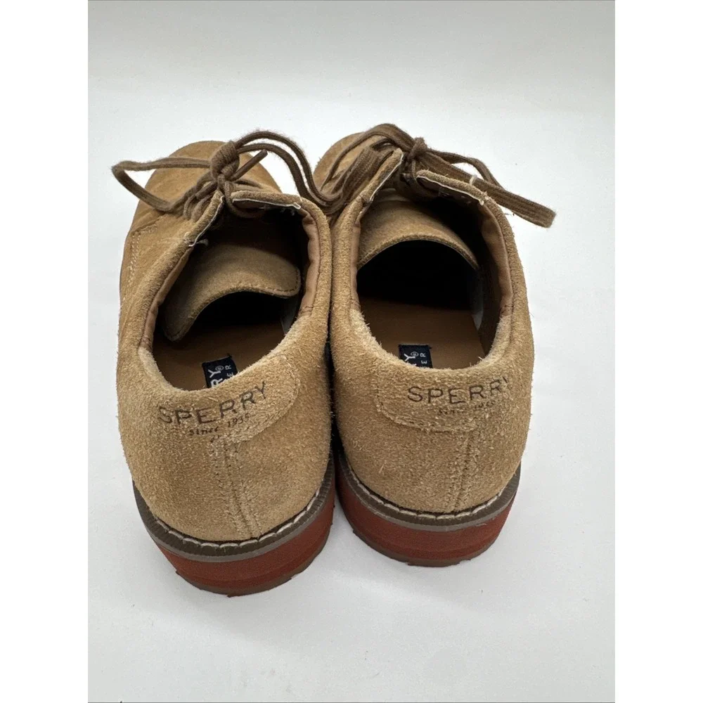 Sperry Top-Sider Boys Tevin Dirty Buck Suede Dress Shoe size 2